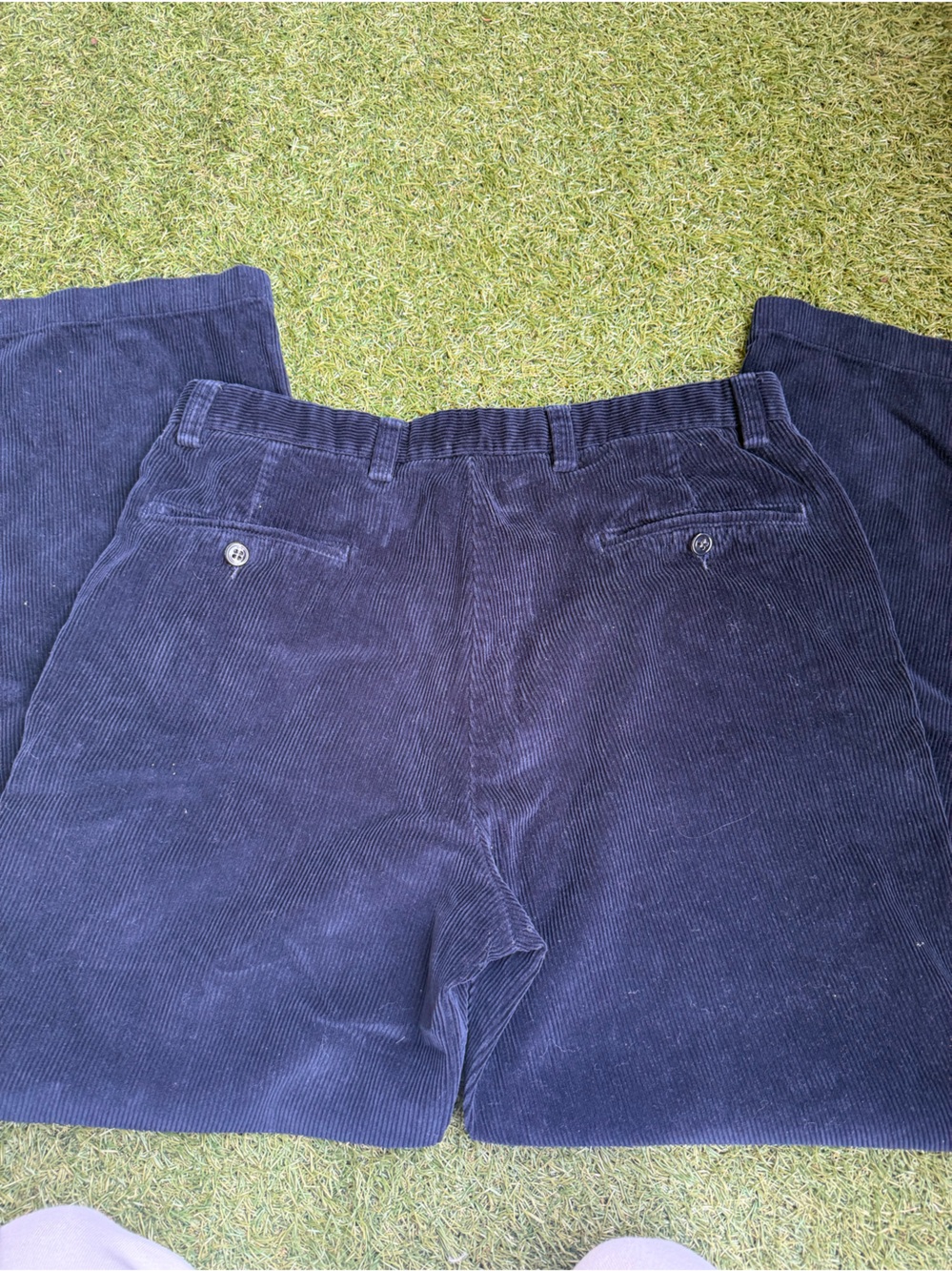 Dockers - "Recode," Classic Navy Corduroy Men’s Pants Vintage - Picture 4 of 5